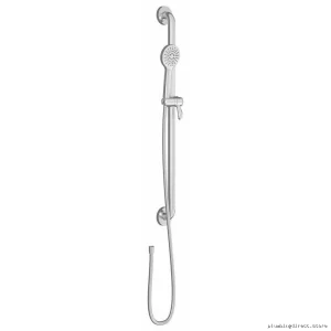 Kalia BF1960-110 Chrome 2-Jet Adjustable Slide Bar Handheld Shower Head
