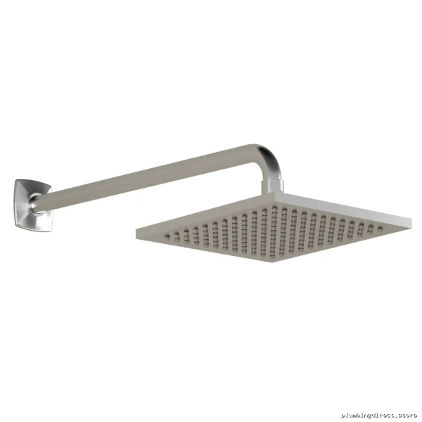 Kalia Chrome Rain Shower Head with Adjustable Wall Arm BF1380-110