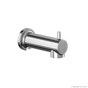 Chrome Round Tub Faucet Spout with Diverter - Slip Fit Design | Kalia 106540-110
