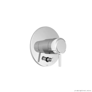 KALIA Chromed Pressured Balancing Valvewith Built-in Divertor&Trim