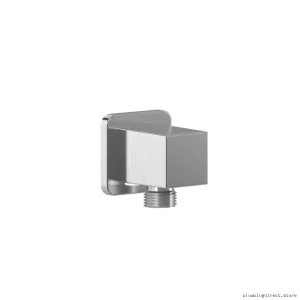 Kalia Durable Pure Nickel Square Wall Outlet - 106193-125