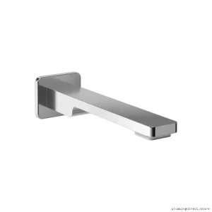 Kalia Kareo Contemporary Square Chrome Bathtub Spout