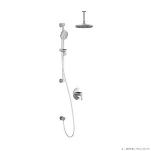 Kontour PB4 Pressure Balance Shower System (Vertical Ceiling Arm, Chrome) - BF1497-110-001 Kalia