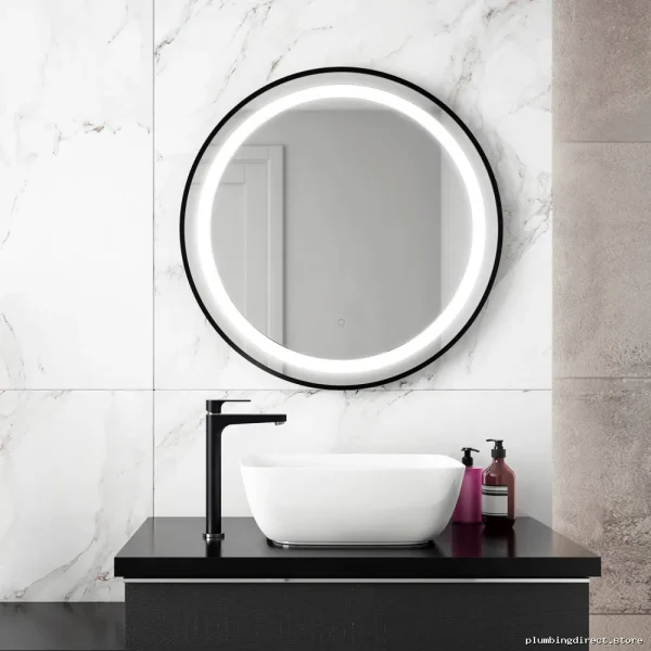 Kalia Smart 30-Inch Round LED Mirror with Dual-Lighting | MR1782 Bathroom Solution