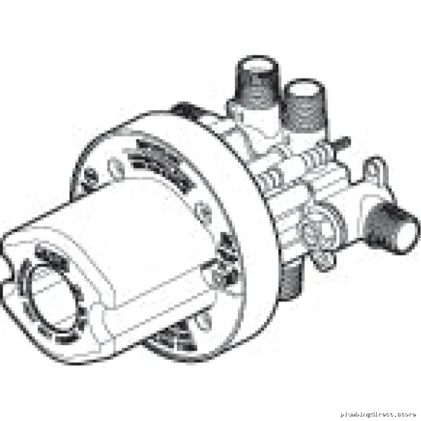 Thermostatic Half-Inch Coaxial Diverter Valve with ABS Protection Kalia
