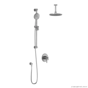 Kalia BF1636 Chrome RoundOne TCD1 Thermostatic Shower System with Vertical Arm
