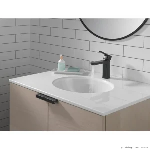 Kami Low Flow Single Hole Bathroom Faucet - Project Kit - Matte Black 581LF-BLGPM-PP