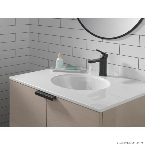 Kami Low Flow Single Hole Bathroom Faucet - Project Kit - Matte Black 581LF-BLGPM-PP