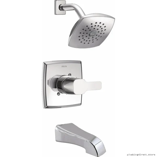 Kami Stainless Steel Tub & Shower Trim - Delta Style Design