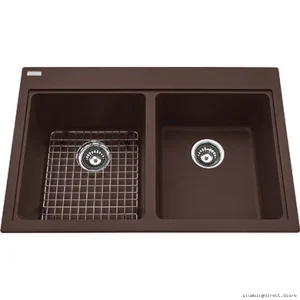 Mythsksd Espresso SimpleDrop Granite Bowl DropIn Sink| Kinde