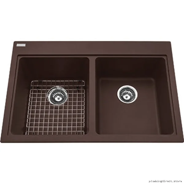 Mythsksd Espresso SimpleDrop Granite Bowl DropIn Sink| Kinde