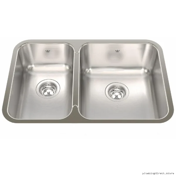 Kindred Stainless Steel 1.5-Bowl Undermount Sink 26-7/8" - Durable & Stylish