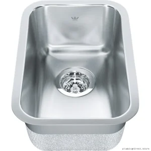 Kindred 18x12 Stainless Steel Undermount Kitchen Sink Bowl