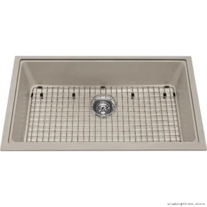 Kindred Champagne Granite Undermount Kitchen Sink - Single Bowl KGS1U-8CH