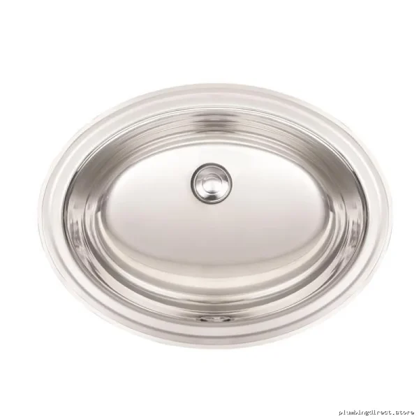 Kindred Stainless Steel Oval Drop-In Bathroom Sink KSOV1418-7