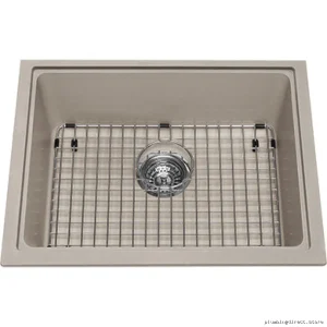 Kindred Mythos 1 Champagne Granite Undermount Kitchen Sink - KGS2U-8CH