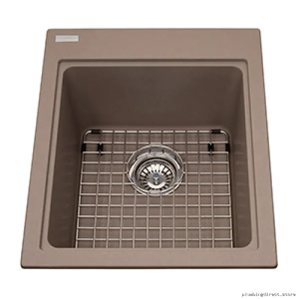 Kindred Oyster Granite Kitchen Sink - Single Bowl Drop-In Design KGSL2017/8OS