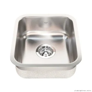 Kindred QSU1614-6 Premium Stainless Steel Undermount Kitchen Sink 1 Bowl