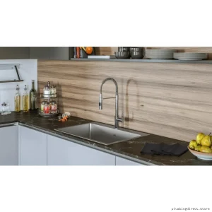 Kindred Stainless Steel Drop-In Kitchen Sink 30-7/8 Single Bowl BSL2131-9-1