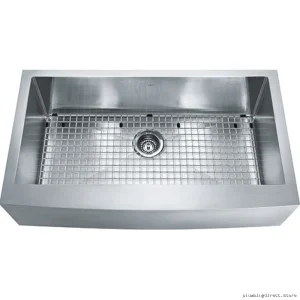 Kindred 36-inch Stainless Steel Apron Front Farmhouse Sink with Grid