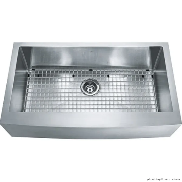 Kindred 36-inch Stainless Steel Apron Front Farmhouse Sink with Grid