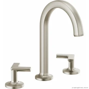 Kintsu High-Arc Widespread Single Handle Eco-Friendly Bath Faucet – LuxuryNickelFinish #...Brizo