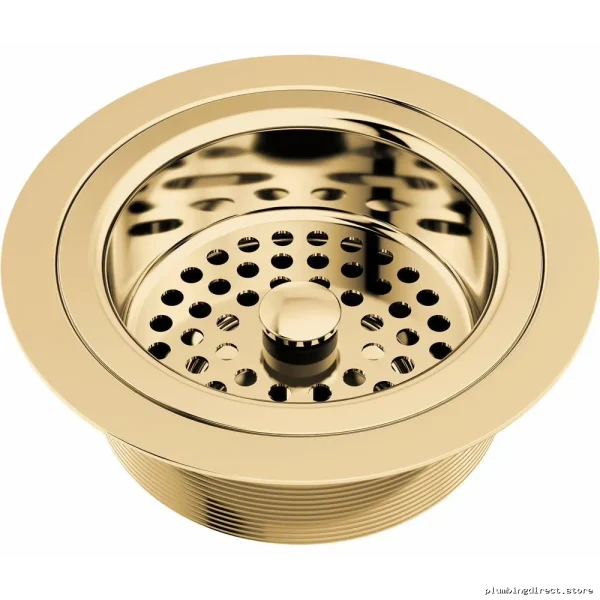 Kitchen Sink Flange & Strainer by Brilliance - 69052-PG Brizo Polished Gold