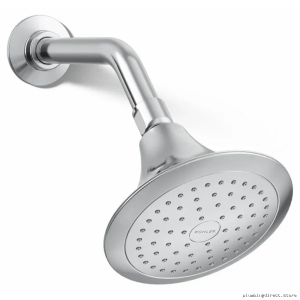Kohler Forte High Pressure Single Function Shower Head - Water-Efficient Polished Chrome Design Model #1028 - Image 3