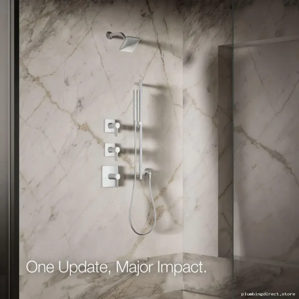 Kohler 24805-G-CP 1.75 gpm Polished Chrome Shower Head - Efficient Water Flow - Image 3