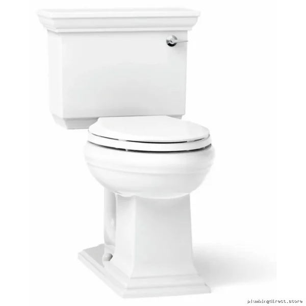 Kohler 2-Piece Elongated Toilet 1.28 GPF White Water Efficient 3817-RA-0
