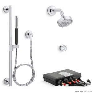 Kohler 22172-CP Polished Chrome Elbow Valve - Anti-Backflow Design