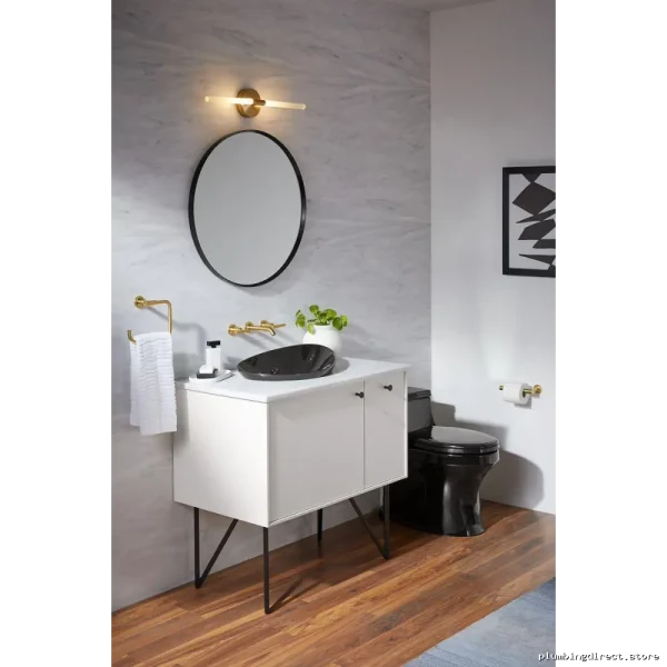 Kohler 28 Inch Chrome Round Wall Mirror - Modern Decorative Bathroom Essential