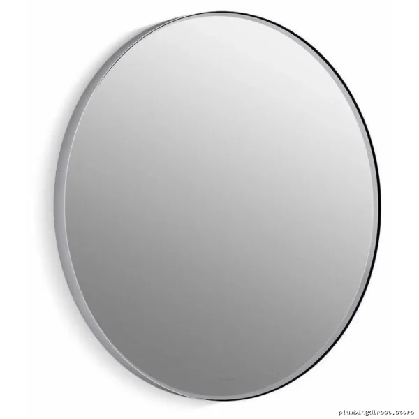 Kohler 28 Inch Chrome Round Wall Mirror - Modern Decorative Bathroom Essential - Image 3