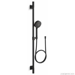 Kohler Awaken G110 3-Function Hand Shower - 36-Inch Slide Bar, Matte Black