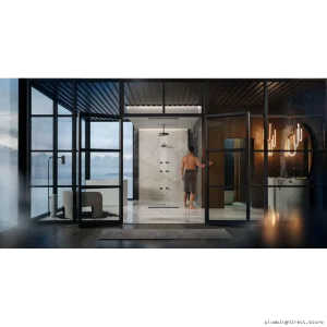 Modern 3-Setting High-Pressure Shower Head - 2.5 GPM Matte Black (26290-G-BL) by Kohler
