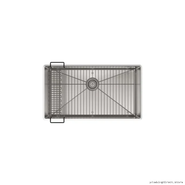 Kohler 32" 1-Bowl Undermount Kitchen Sink with Accessories - Stainless Steel 5285-NA - Image 3