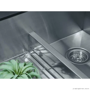 Kohler Stainless Steel Undermount Kitchen Sink 35.5 Inch Smart Divide Dual Bowl
