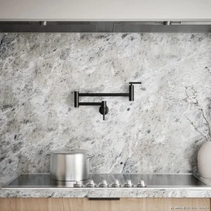 Kohler Matte Black Wall Mount Pot Filler Faucet 35745-BL