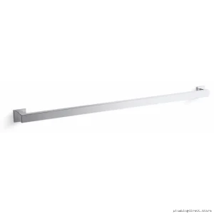Kohler Polished Chrome 36 Inch Square Grab Bar for Bathroom Safety