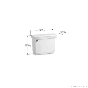 Memoirs Stately 1.6 GPF Water-Efficient Toilet - White 4642-0 Kohler