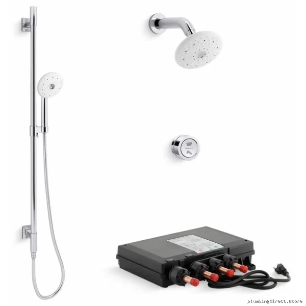 Kohler 528-PM-NA Digital Thermostatic Mixing Valve for Showers – Precise Temperature Control & Durable Design - Image 2