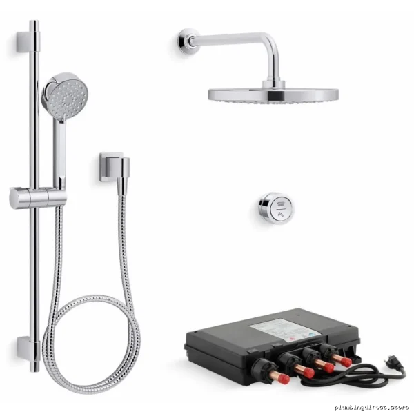 Kohler 528-PM-NA Digital Thermostatic Mixing Valve for Showers – Precise Temperature Control & Durable Design