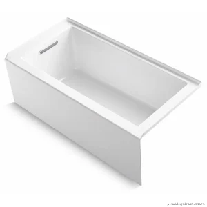 Kohler White Alcove Bathtub 60x30 Inches Left Hand Drain Model 20201-LA-0