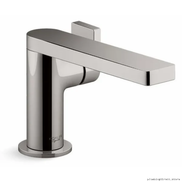 Kohler 73167-4-TT Modern Single-Hole Bathroom Faucet with Vibrant Titanium Finish - Image 4