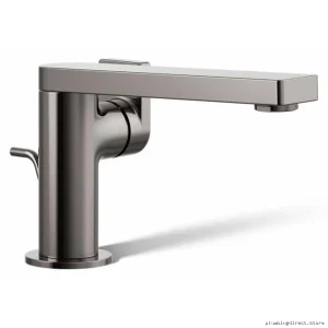 Kohler 73167-4-TT Modern Single-Hole Bathroom Faucet with Vibrant Titanium Finish