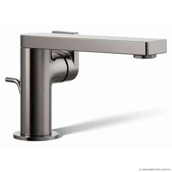 Kohler 73167-4-TT Modern Single-Hole Bathroom Faucet with Vibrant Titanium Finish