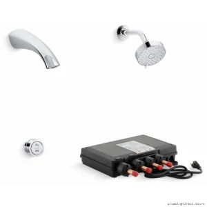 Kohler Shower Arm & Flange Kit - Polished Chrome 7-1/2 Inches