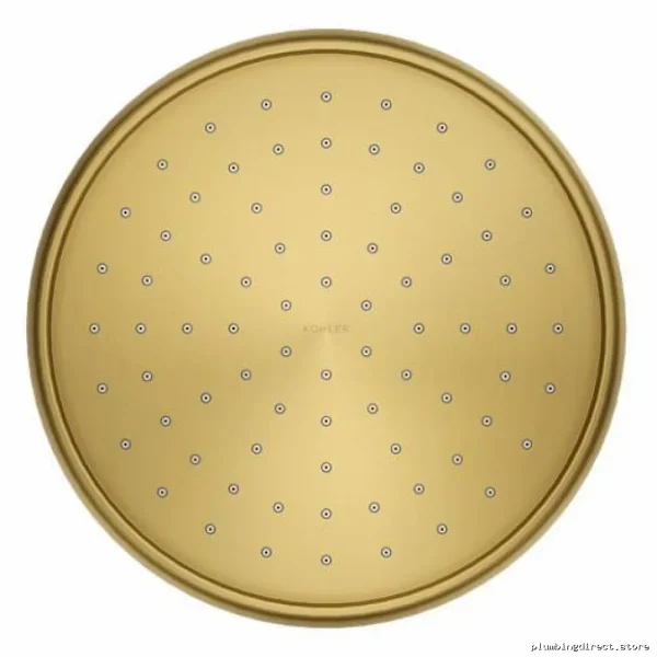 Kohler 8 Rainhead Shower Head - Brushed Moderne Brass with Vibrant Finish | High-Performance Model 13692-G-2MB - Image 2