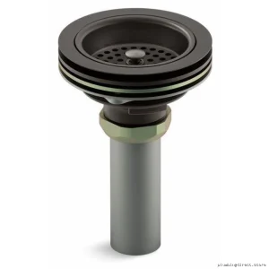 Kohler 8801-2BZ Oil-Rubbed Bronze Duostrainer Sink Drain with Tailpiece