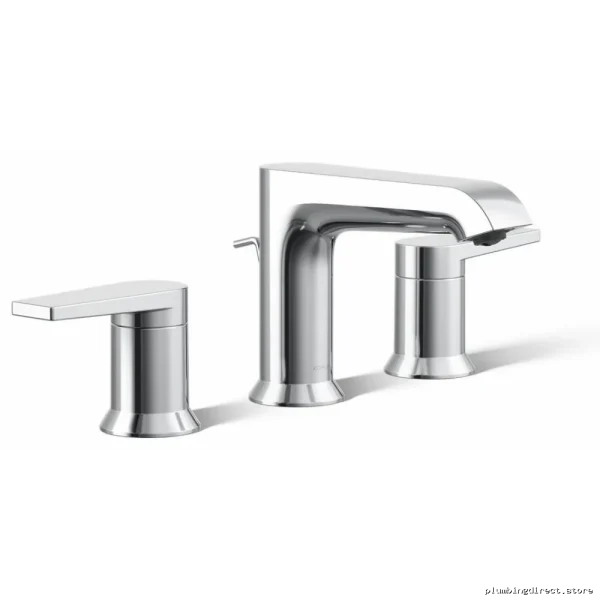 Kohler 97093-4-CP Polished Chrome Widespread Bathroom Faucet - Image 4